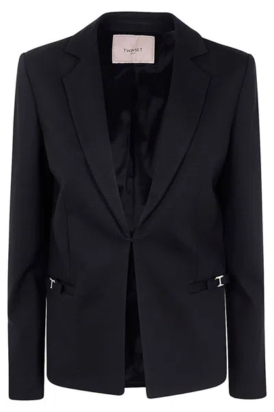 Twinset Milano Blazer In Black