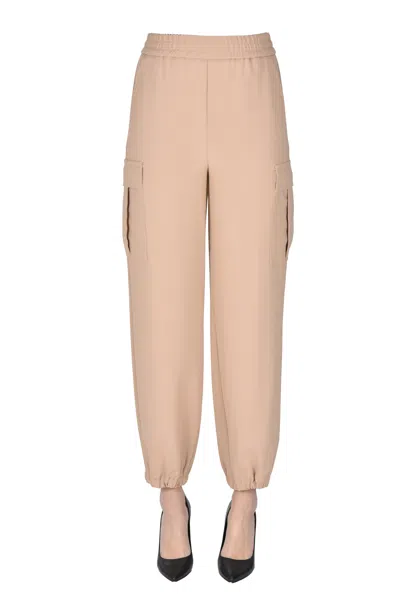Twinset Milano Crepè Cargo Trousers