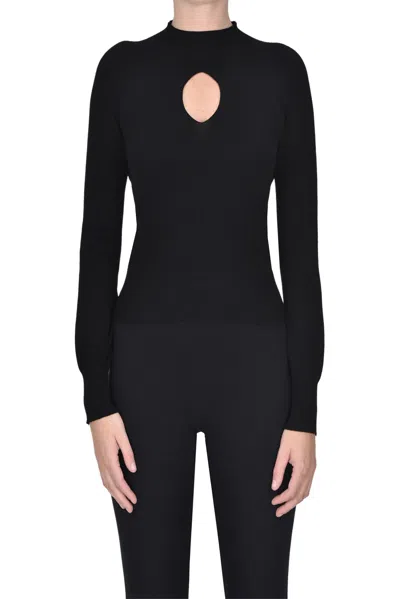 Twinset Milano Front Cut-out Pullover