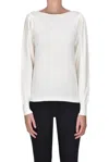Twinset Milano Jewel Designer Logo And Cut-out Pullover