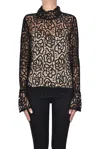 Twinset Milano Lace Blouse In Black