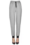 Twinset Milano Micro Houndsthooth Print Trousers In Multi