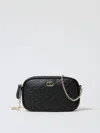 Twinset Logo-plaque Crossbody Bag In Black