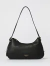Twinset Logo-lettering Shoulder Bag In Black