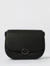 Twinset Leather Satchel Bag In Black
