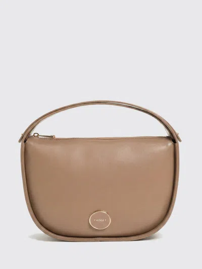 Twinset Mini Bag  Woman Color Dove Grey In Brown