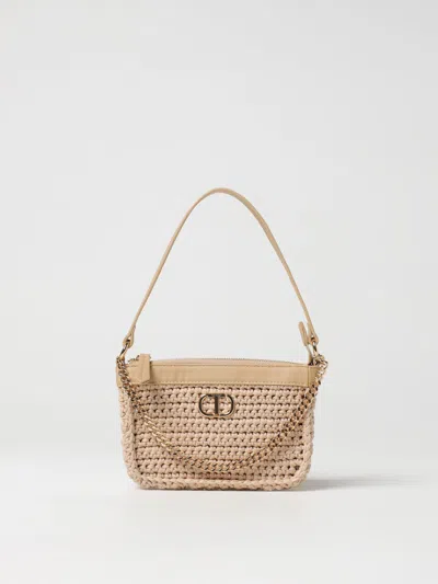 Twinset Shoulder Bag  Woman Color Natural