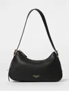 Twinset Logo-lettering Shoulder Bag In Black