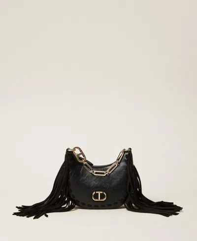 Twinset Mini Besace « Melrose » Avec Franges