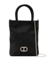 TWINSET MINI CRYSTAL-EMBELLISHED TOTE BAG