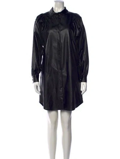 Pre-owned Twinset Mini Dress In Black