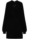 Twinset Cut-out Detailing Dress In Black