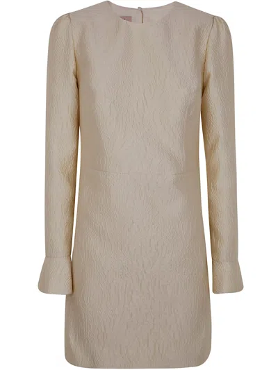 Twinset Mini Dress In Metallic