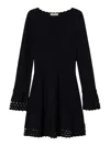 Twinset Falerd Black Mini Dress In Negro