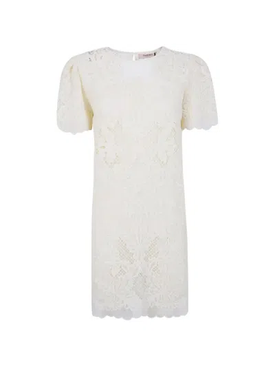 Twinset Mini Dress In White