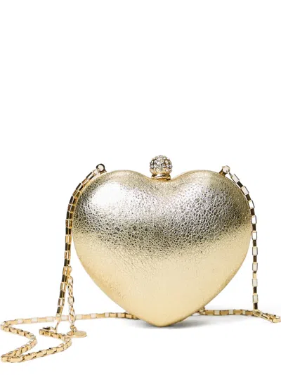 Twinset Mini Heart-shaped Clutch Bag In Red