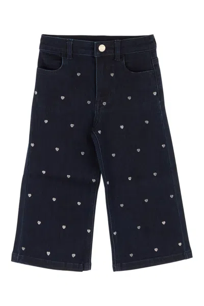 Twinset Twin-set Jeans Cuori In Blue