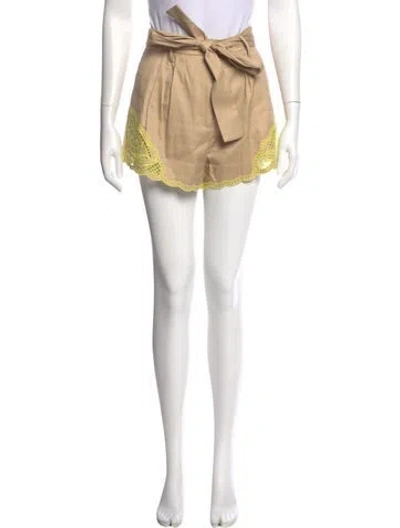 Pre-owned Twinset Mini Shorts In Neutral