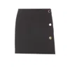 Twinset Mini Skirt In Black