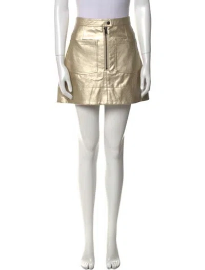 Pre-owned Twinset Mini Skirt In Neutral