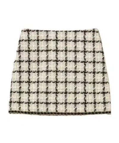 Twinset Mini Skirt In Neutral