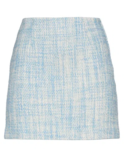 Twinset Mini Skirts In Sky Blue