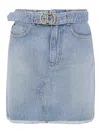 TWINSET DENIM MINI SKIRT