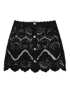 Twinset Twin-set Black Cotton Clothing Skirts In Blue