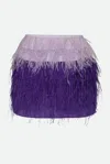 Twinset Myfo Mini Skirt In Viola