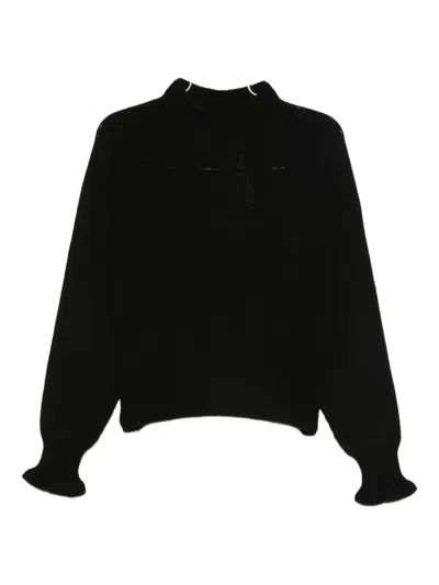 TWINSET MOCK-NECK SWEATER