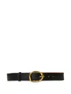 Twinset Interwoven-design Belt In Black