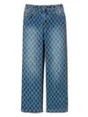 Twinset Monogram Jeans In Blue