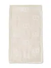 Twinset Monogrammed Lightweight Scarf In White