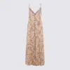 Twinset Multicolor Cotton Maxi Dress