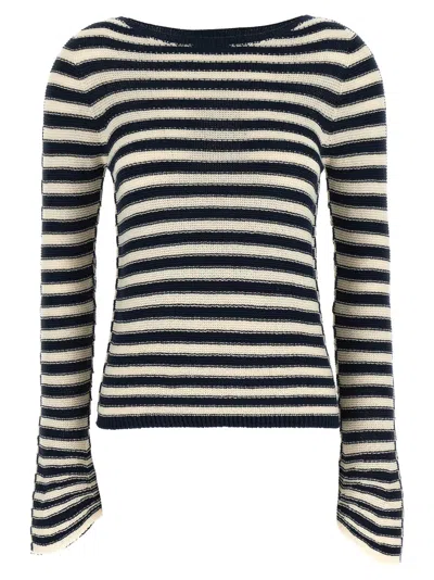 TWINSET MULTICOLOR STRIPED SWEATER