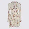 Twinset Mini Dress In Multi/madreperla