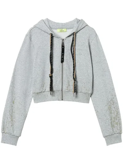 Twinset Myfo Hoodie In Grey