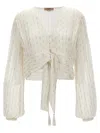 Twinset Twin Set 'neve' Shirt In White