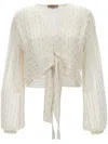 Twinset Twin Set 'neve' Shirt In White