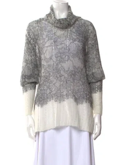 Pre-owned Twinset Nylon Printed Sweater In Multi