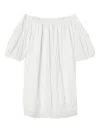 Twinset Off-the-shoulder Blouse In White