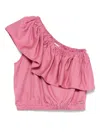 Twinset One-shoulder Top In 粉色