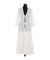 Twinset Open-knit Beach Dress In White