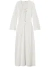 Twinset Open-knit Beach Dress In White