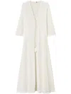Twinset Open-knit Beach Dress In White