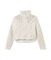 Twinset Open-knit Jumper In White