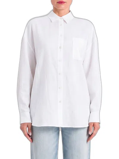 Twinset Twin-set Optical White Cotton Shirt