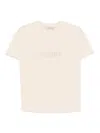 Twinset Twin-set Orange Cotton T-shirt In Neutral