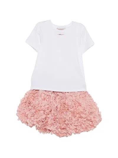 Twinset Kids' Outfit (t-shirt+skirt) In Multi