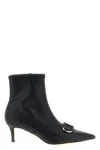 Twinset Twin-set Pointed Toe Ankle Boots In Black